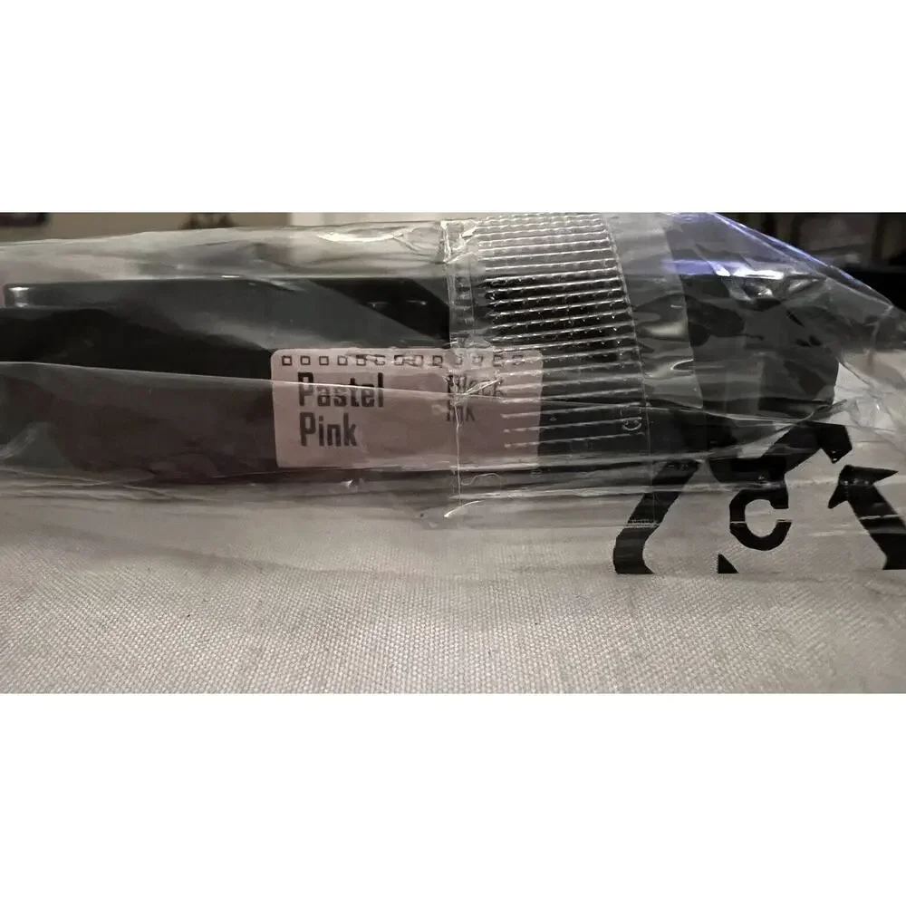 NEW Colorty Compatible Brother Label Maker 12mm 0.47 Tape Cartridge Pastel Pink